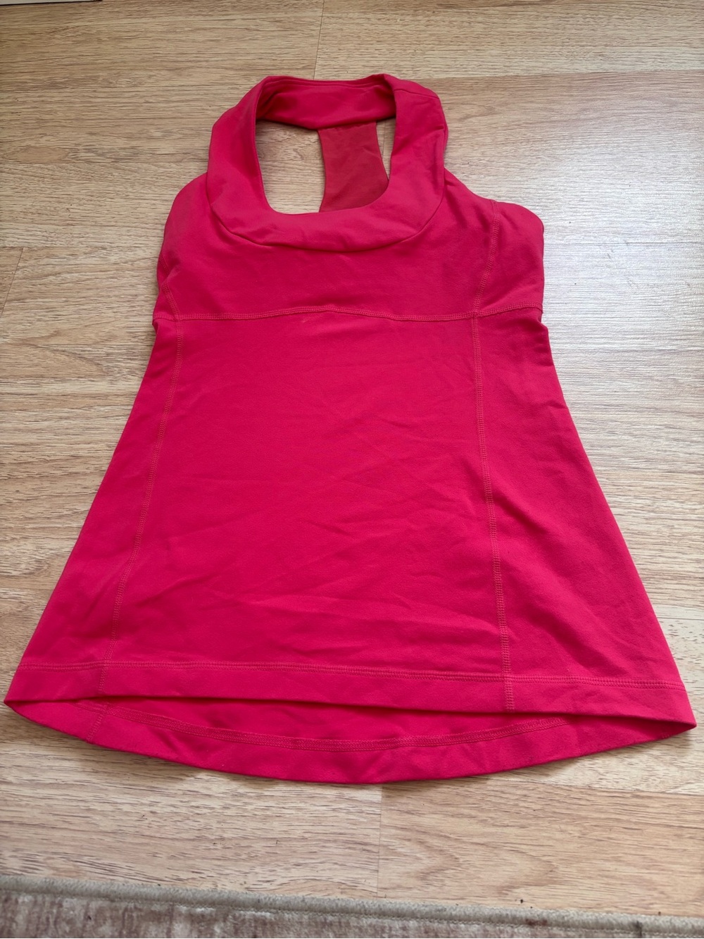Lululemon Power Up Tank Top Blue Pink S Built In Bra Shelf size 4